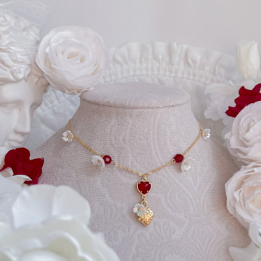 Strawberry Blossom necklace