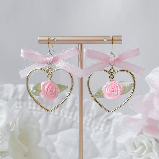 Pink Rosé earrings