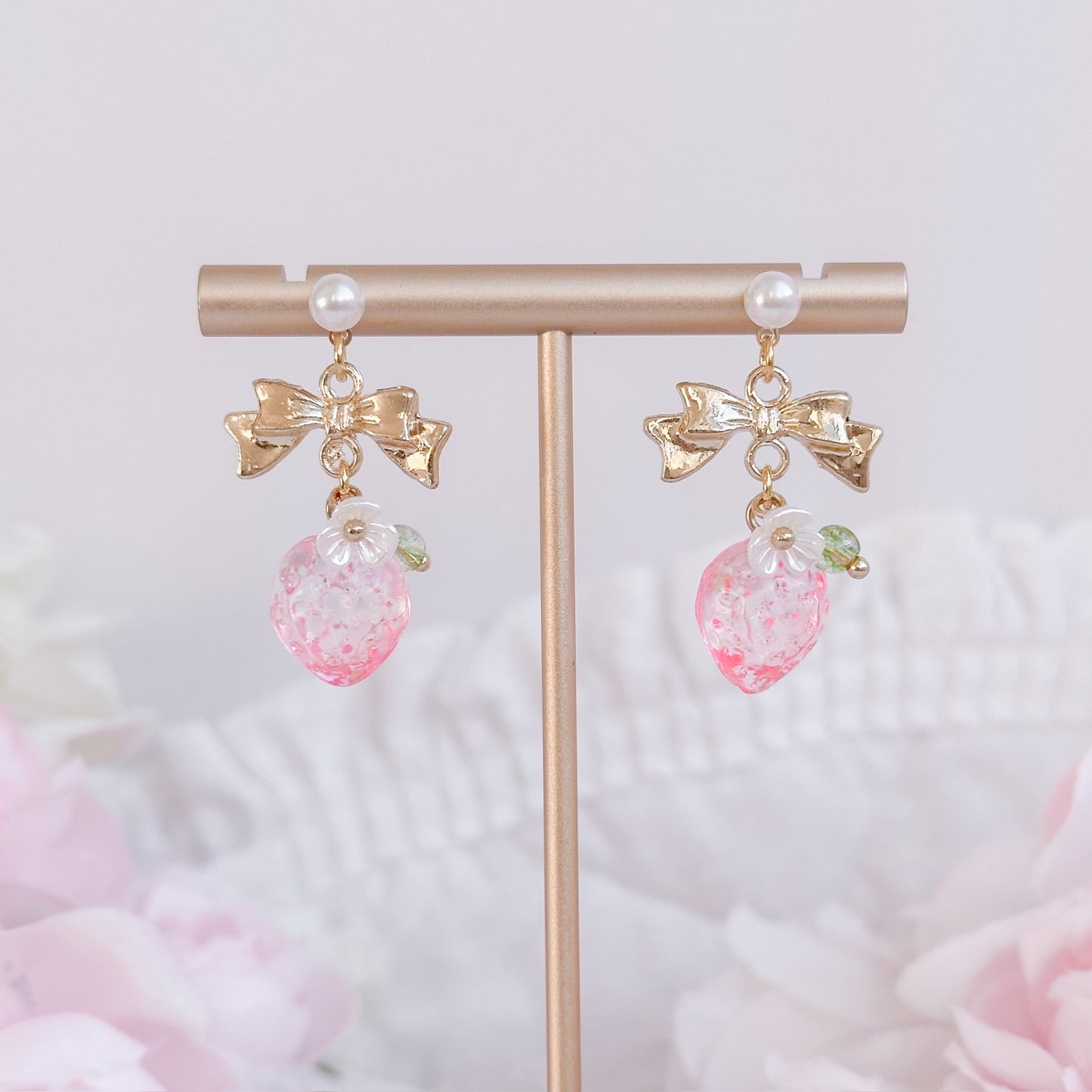 Strawberry Lemonade earrings