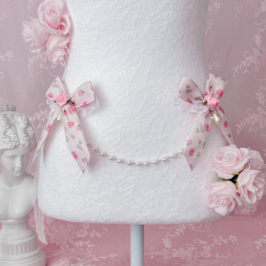 Pink Petale Waist bow