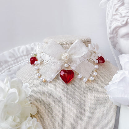 Strawberry Créme choker