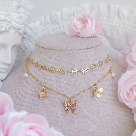 Butterfly Flora necklace