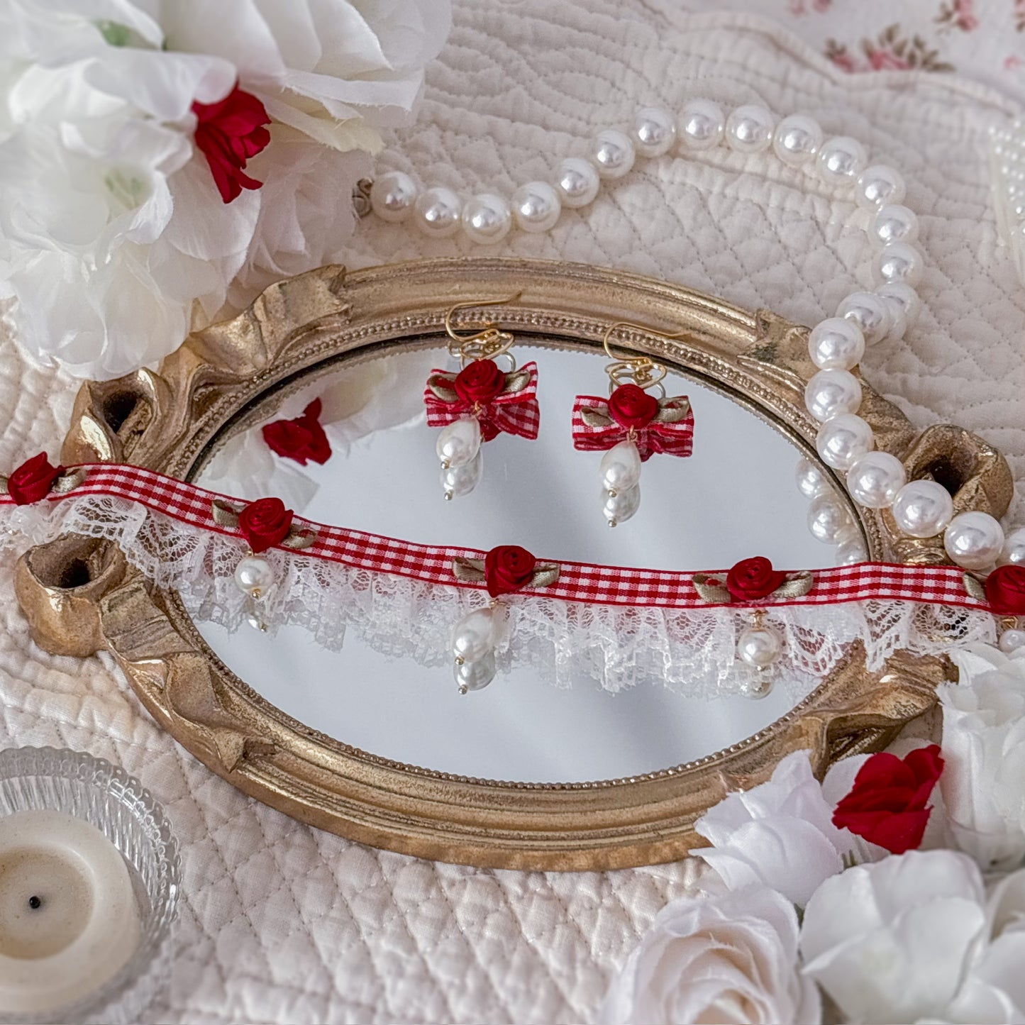 Rose Picnic Choker set