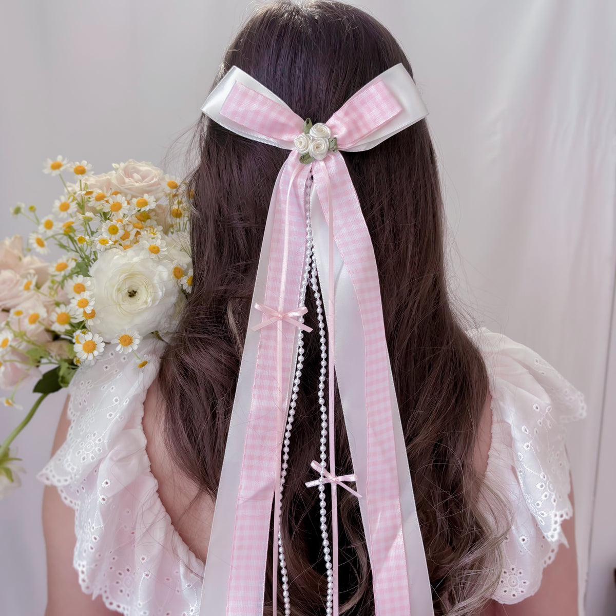 Pink Parasol Bow