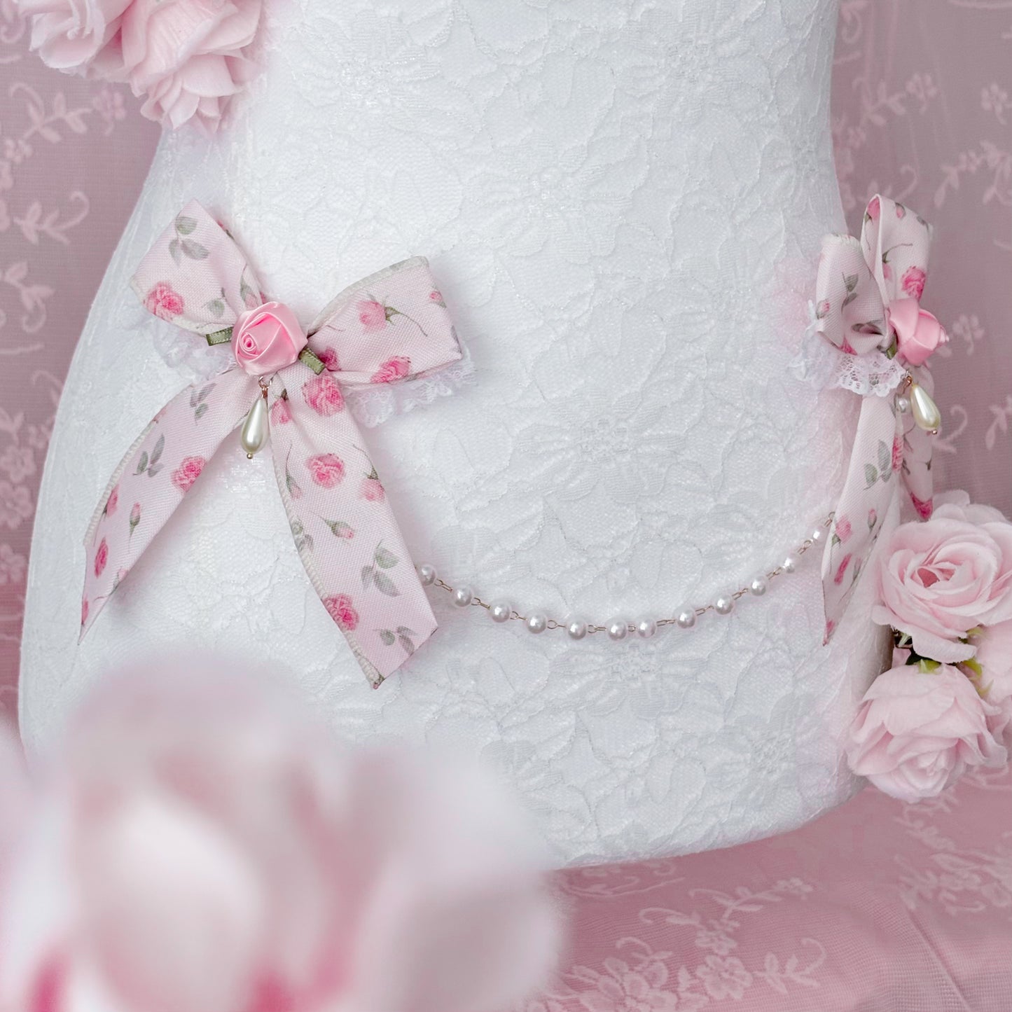 Pink Petale Waist bow