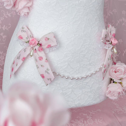 Pink Petale Waist bow