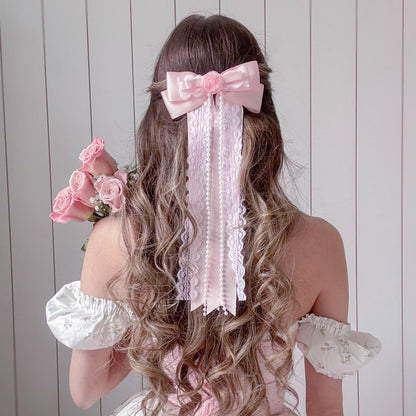 Strawberry Kiss bow