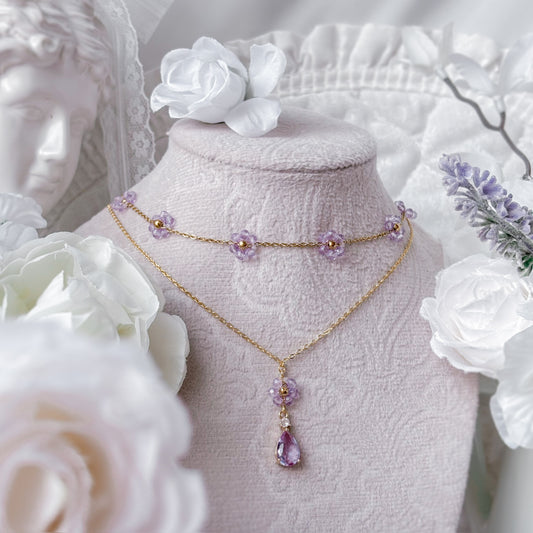 Lavender Field necklace