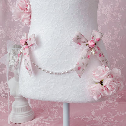 Pink Petale Waist bow