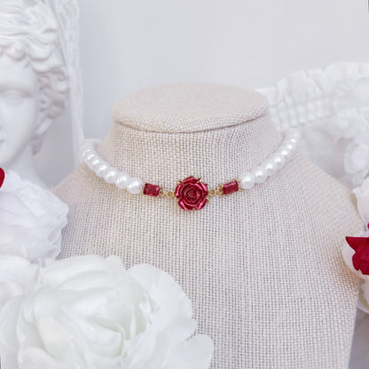 Tea Rose necklace