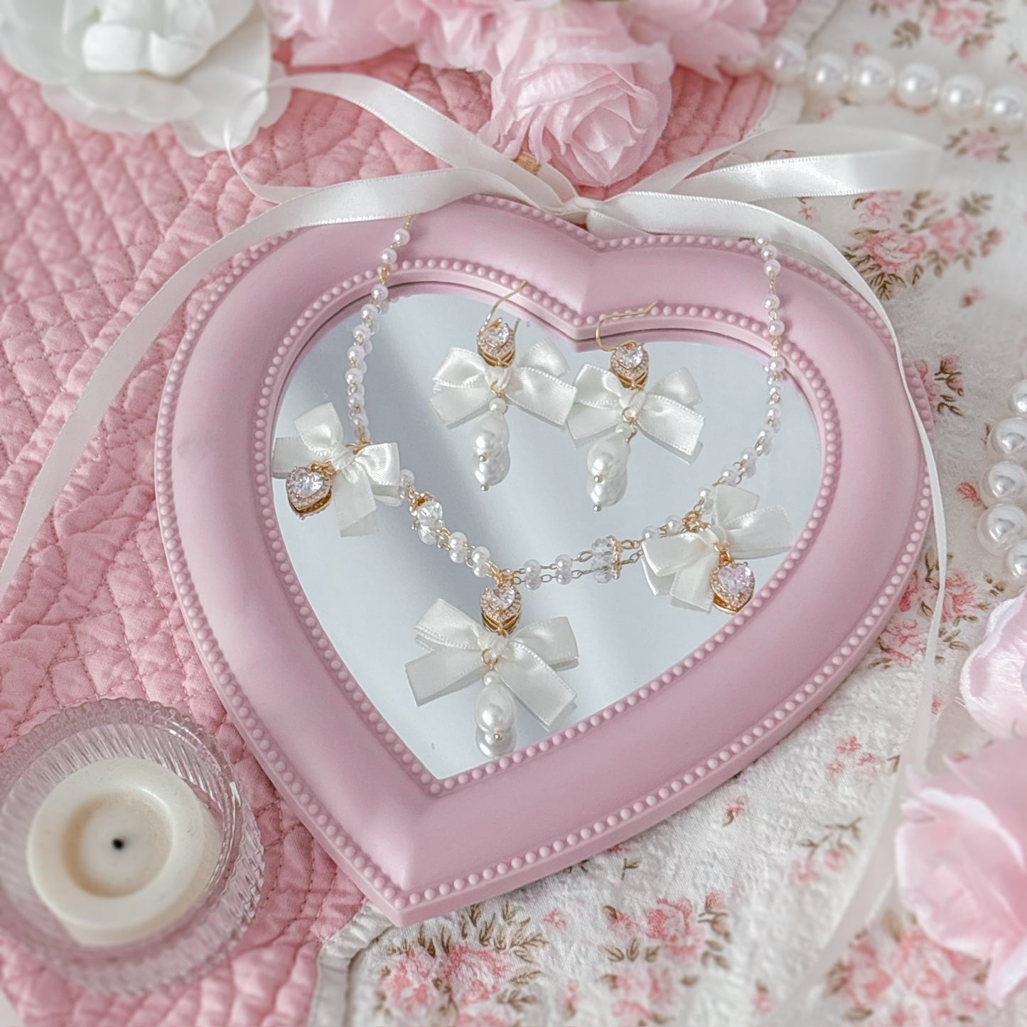 Cream Teatime set