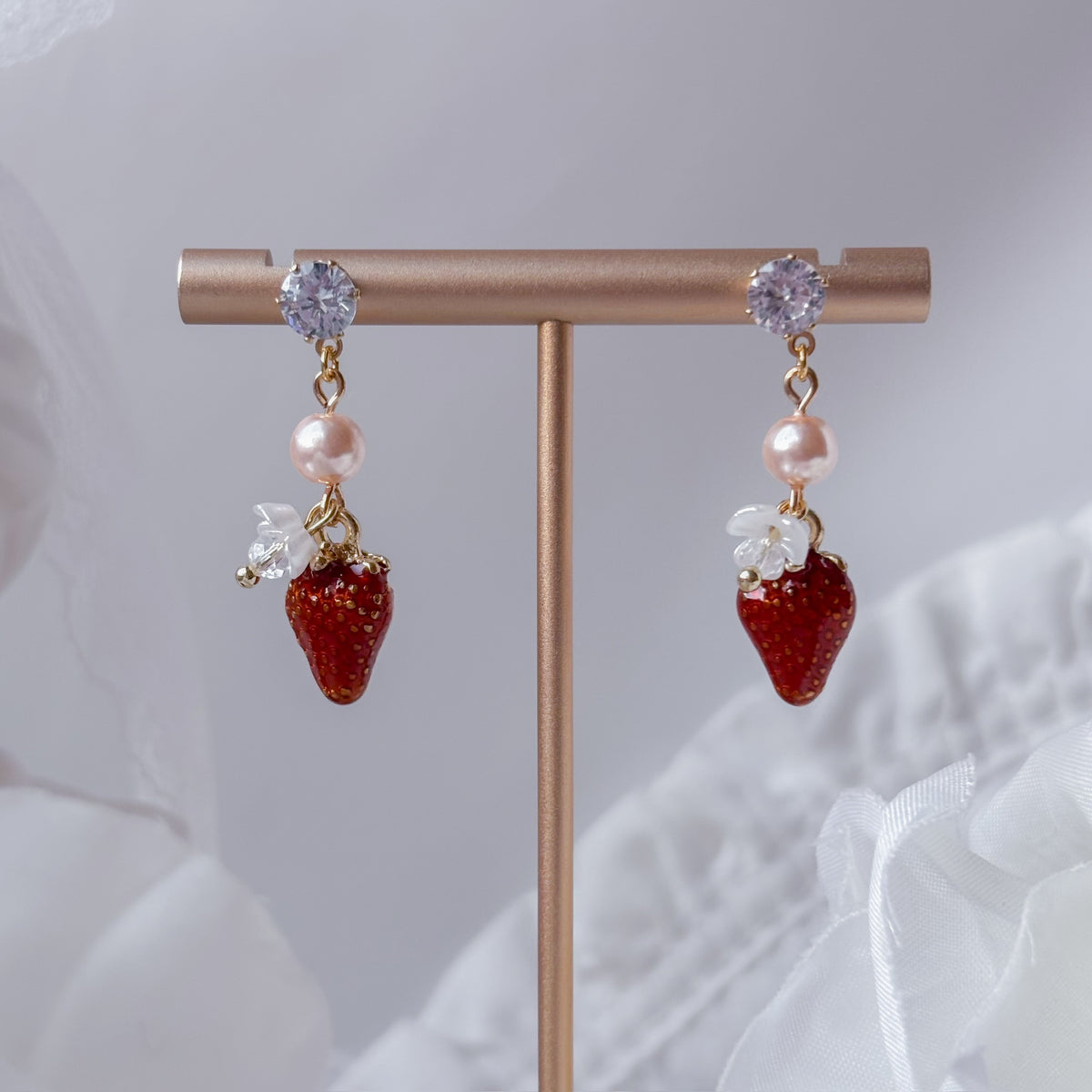 Strawberry Tart earrings