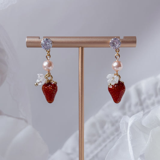 Strawberry Tart earrings