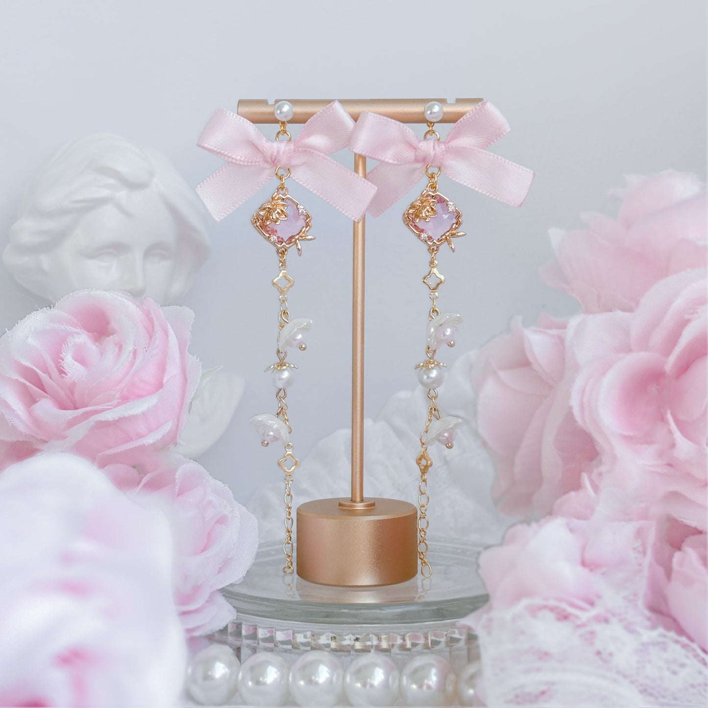Strawberry Peach earrings