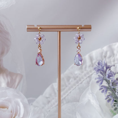 Lavender Field earrings