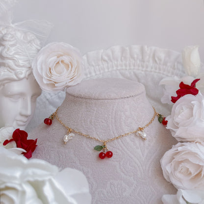 Cherry Kisses necklace
