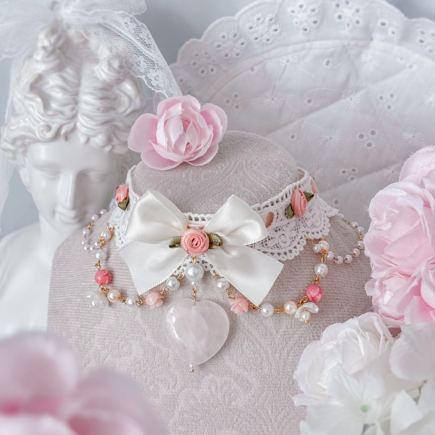 Pastel Peaches Choker