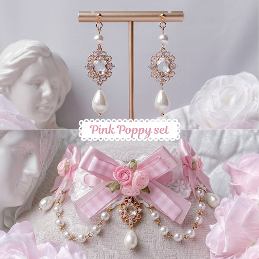 Pink Poppy set