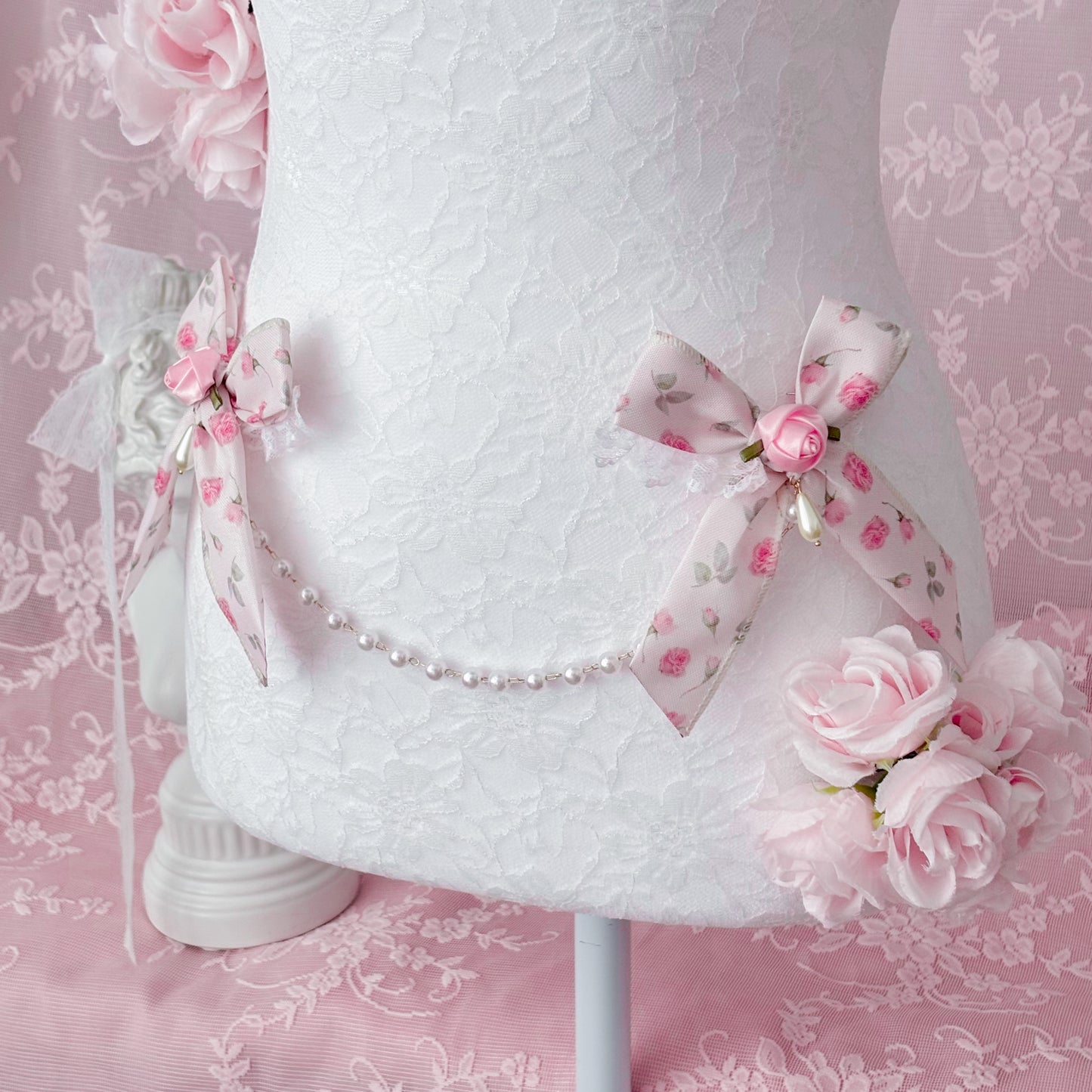 Pink Petale Waist bow