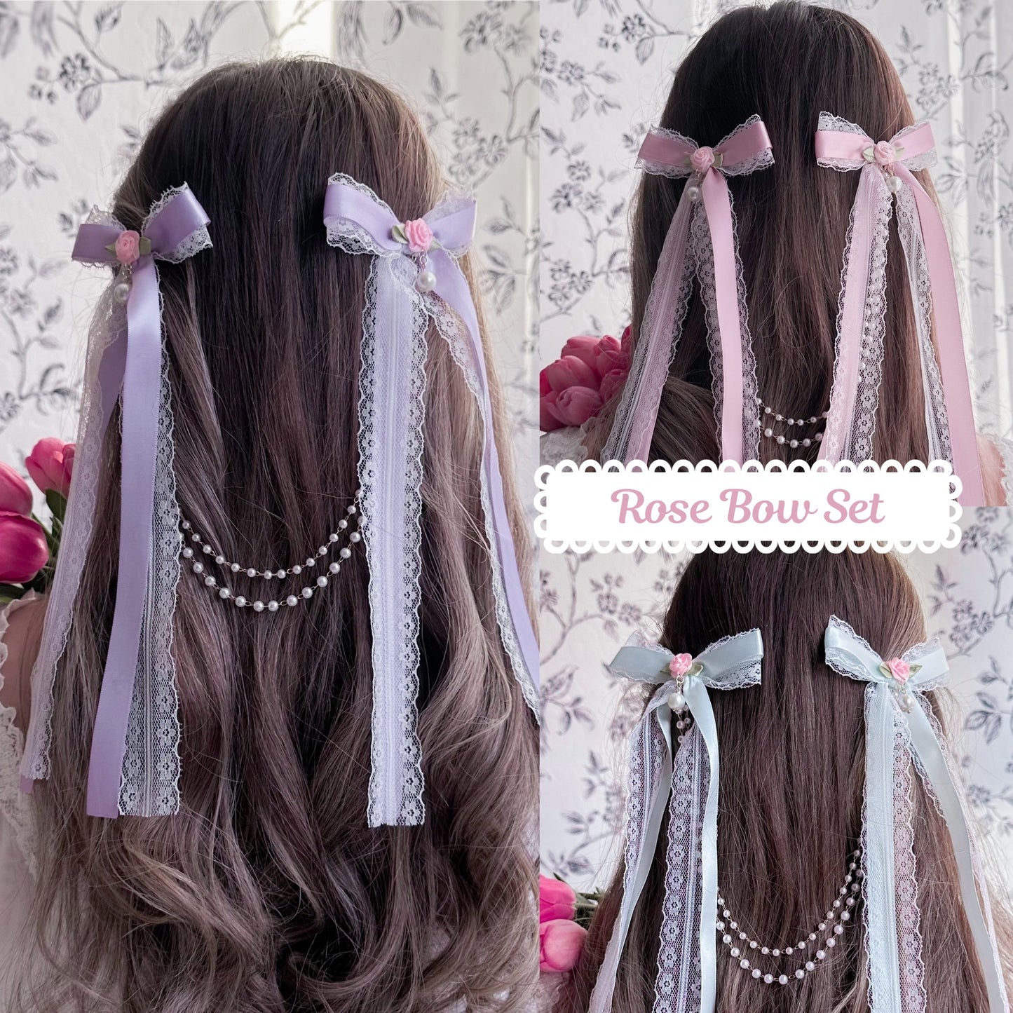 Rose bow set