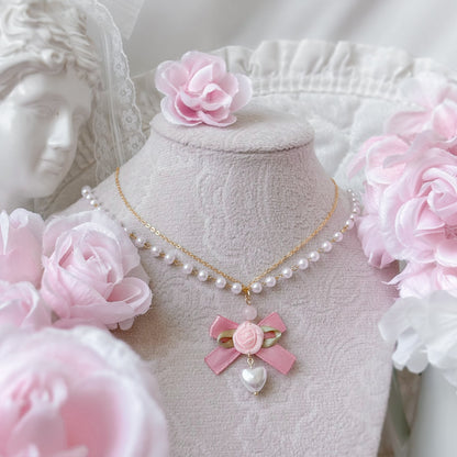 Rose Fairy necklace