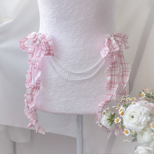 Blush Gingham Waist Pins