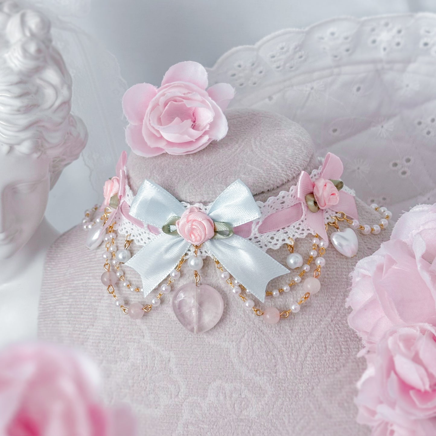 Sky Rose Choker