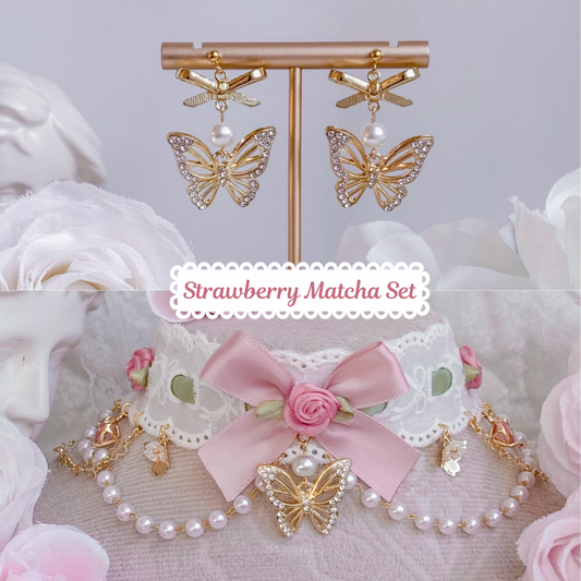 Strawberry Matcha Set
