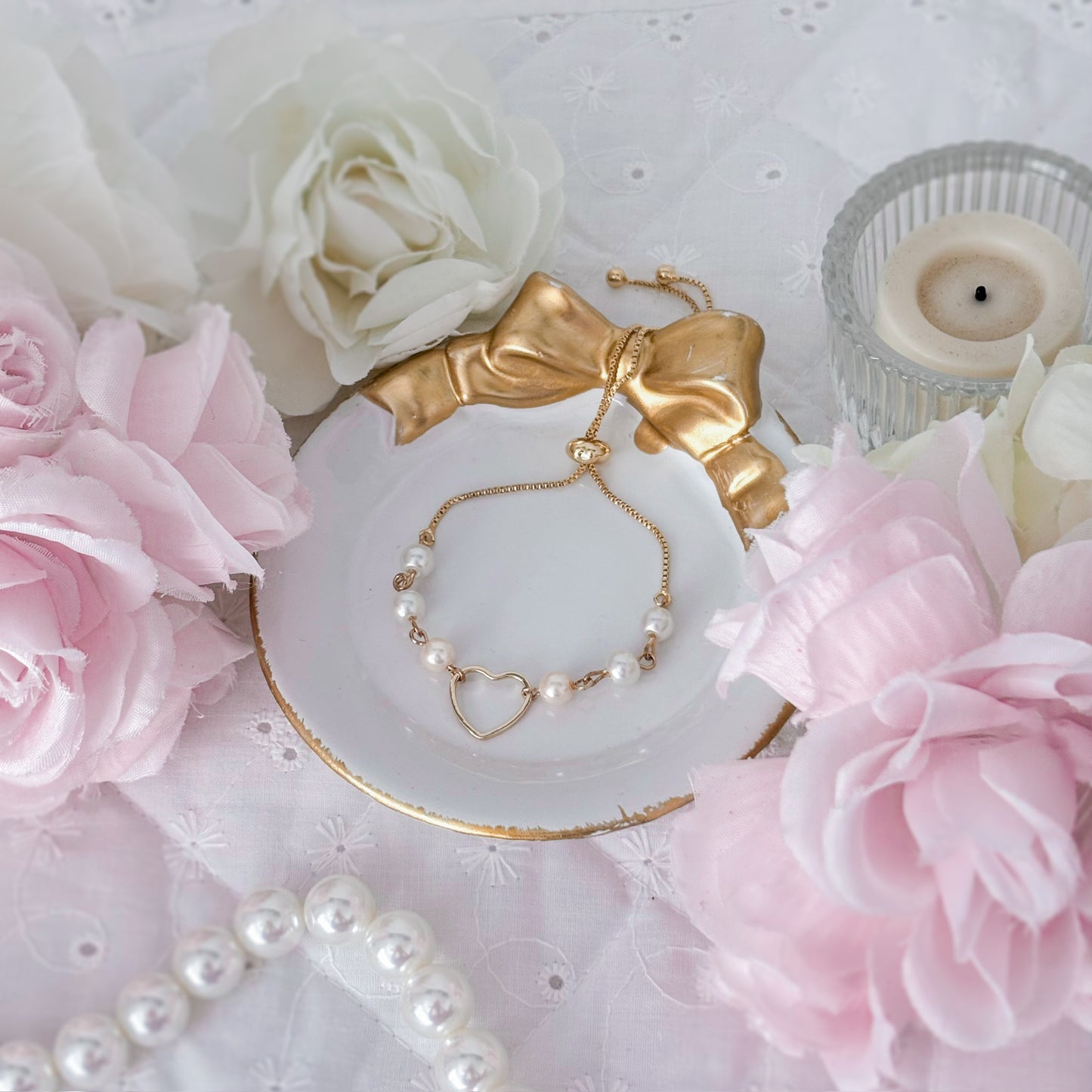 Blush Hearts bracelet