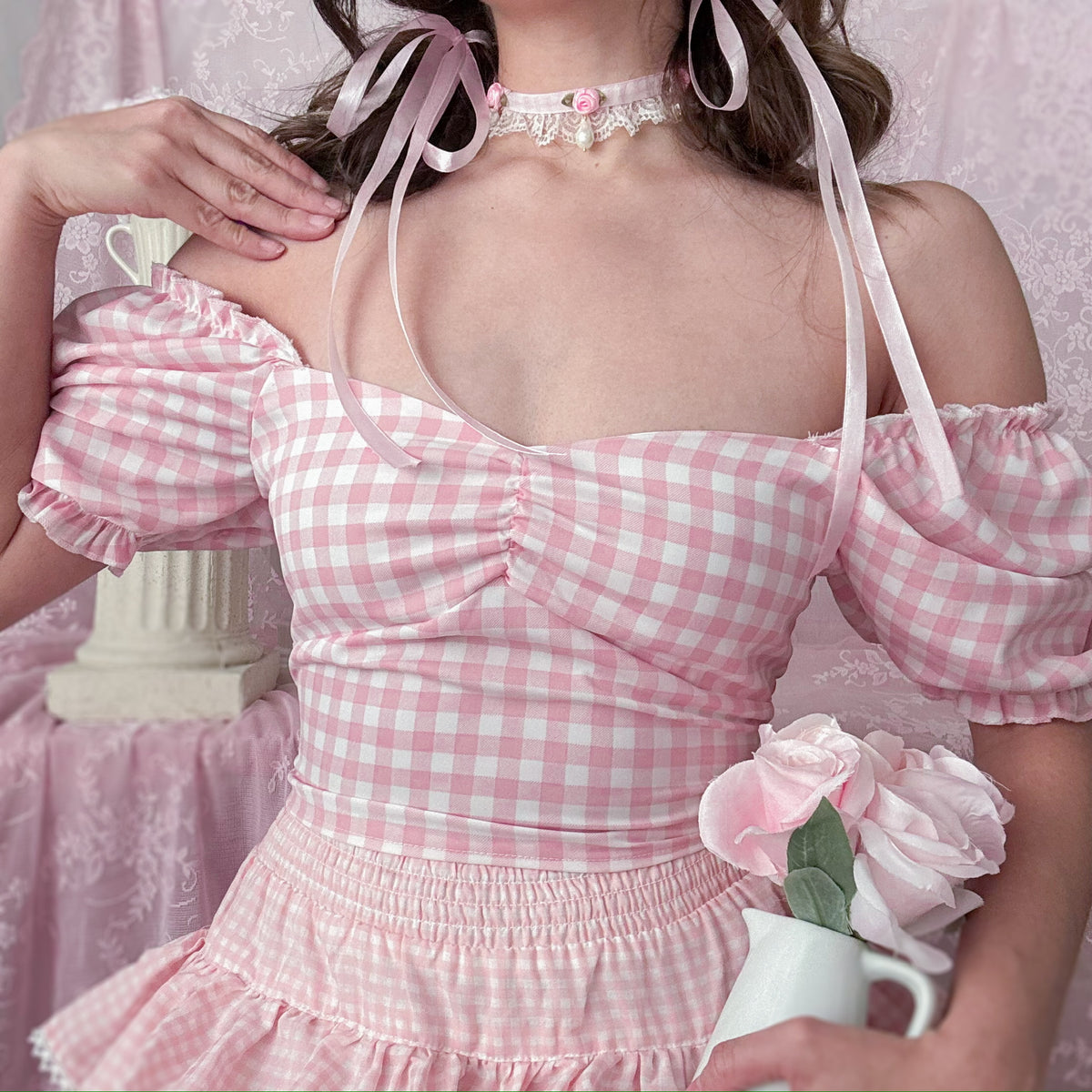 Pink Picnic choker