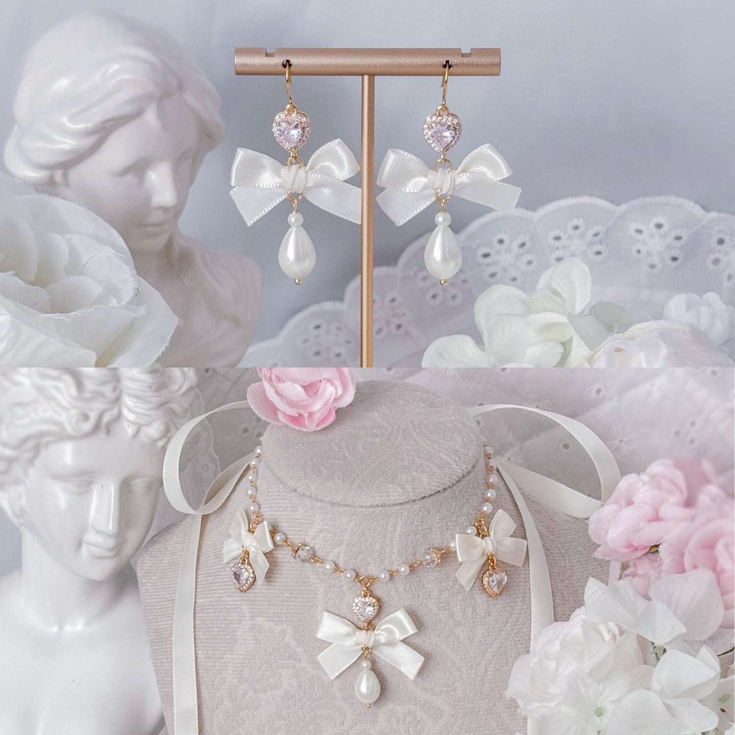 Cream Teatime set