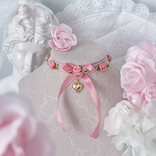 Antique Pink choker