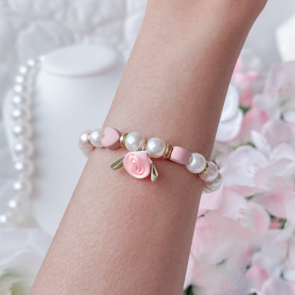 Pink Rosalyn Bracelet