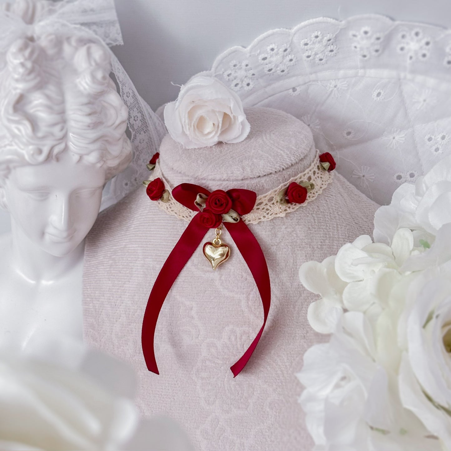 Antique Rose choker