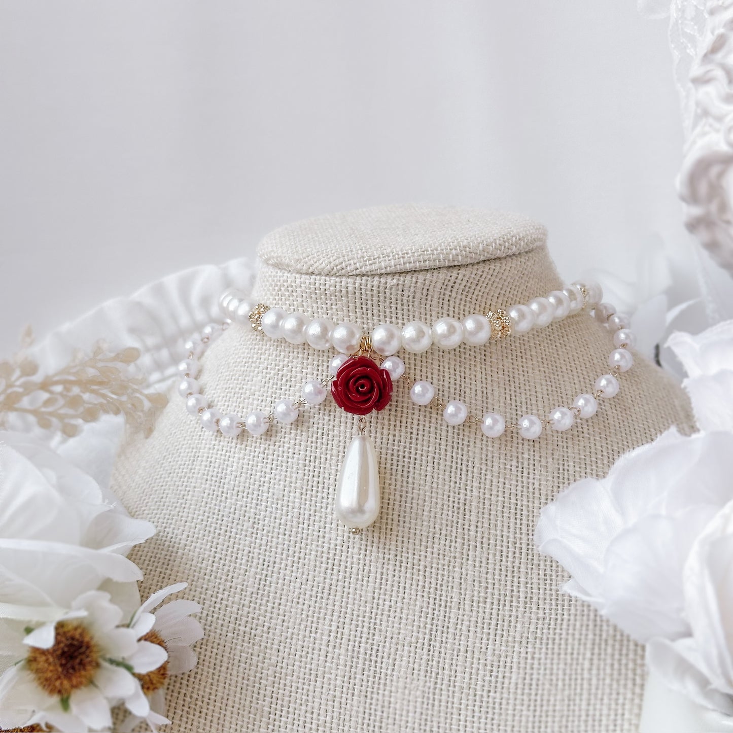 Red Rose necklace