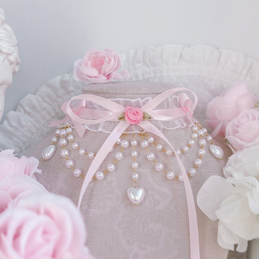 Perle Pink choker