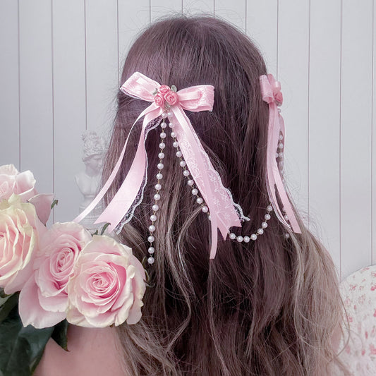 Candy Rose bow set