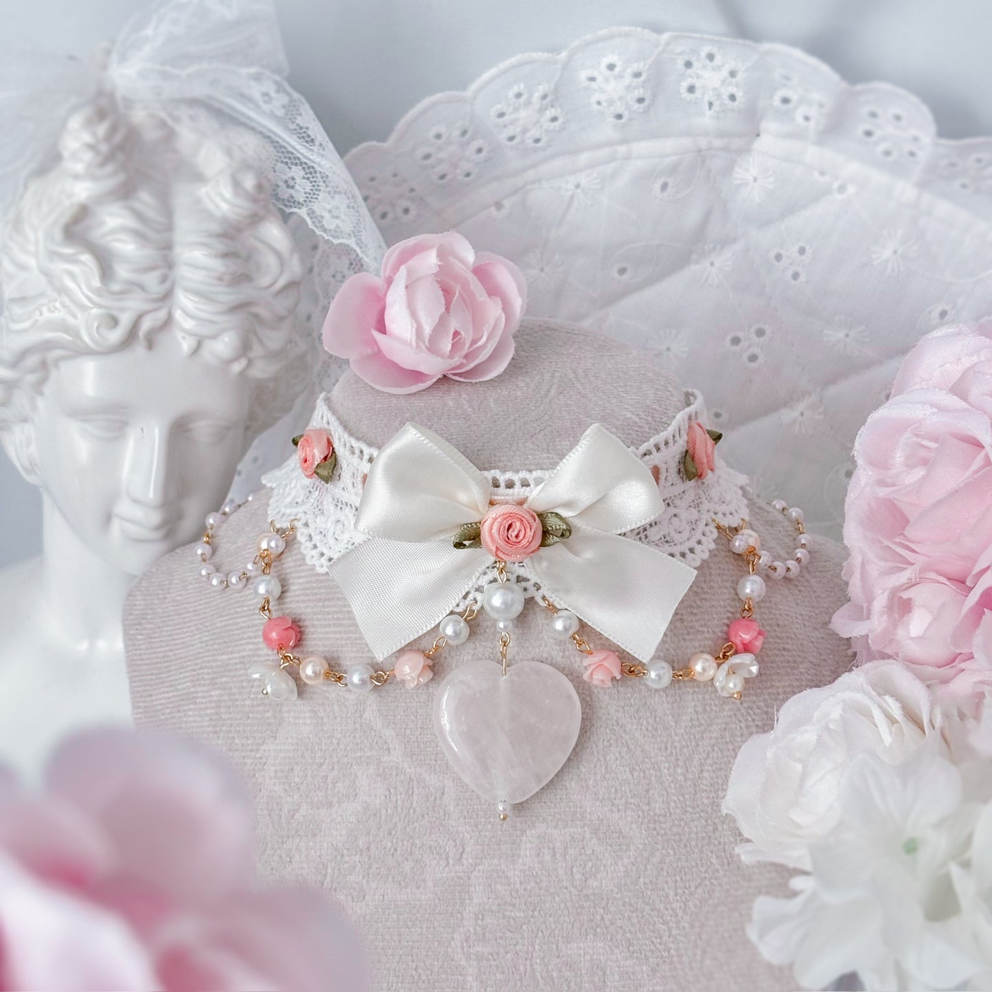Pastel Peaches Choker