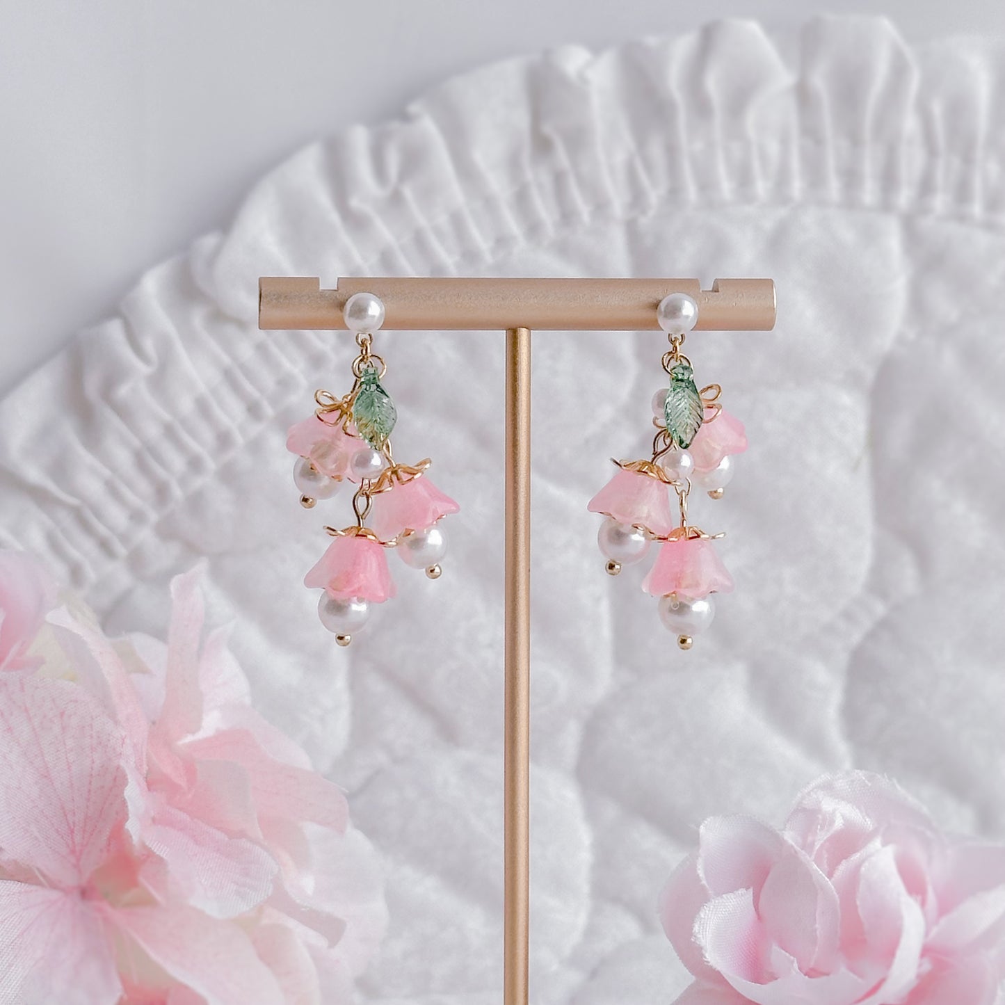 Pink Meadow Earrings