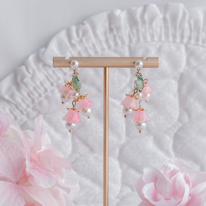 Pink Meadow Earrings