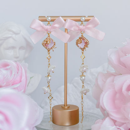 Strawberry Peach earrings