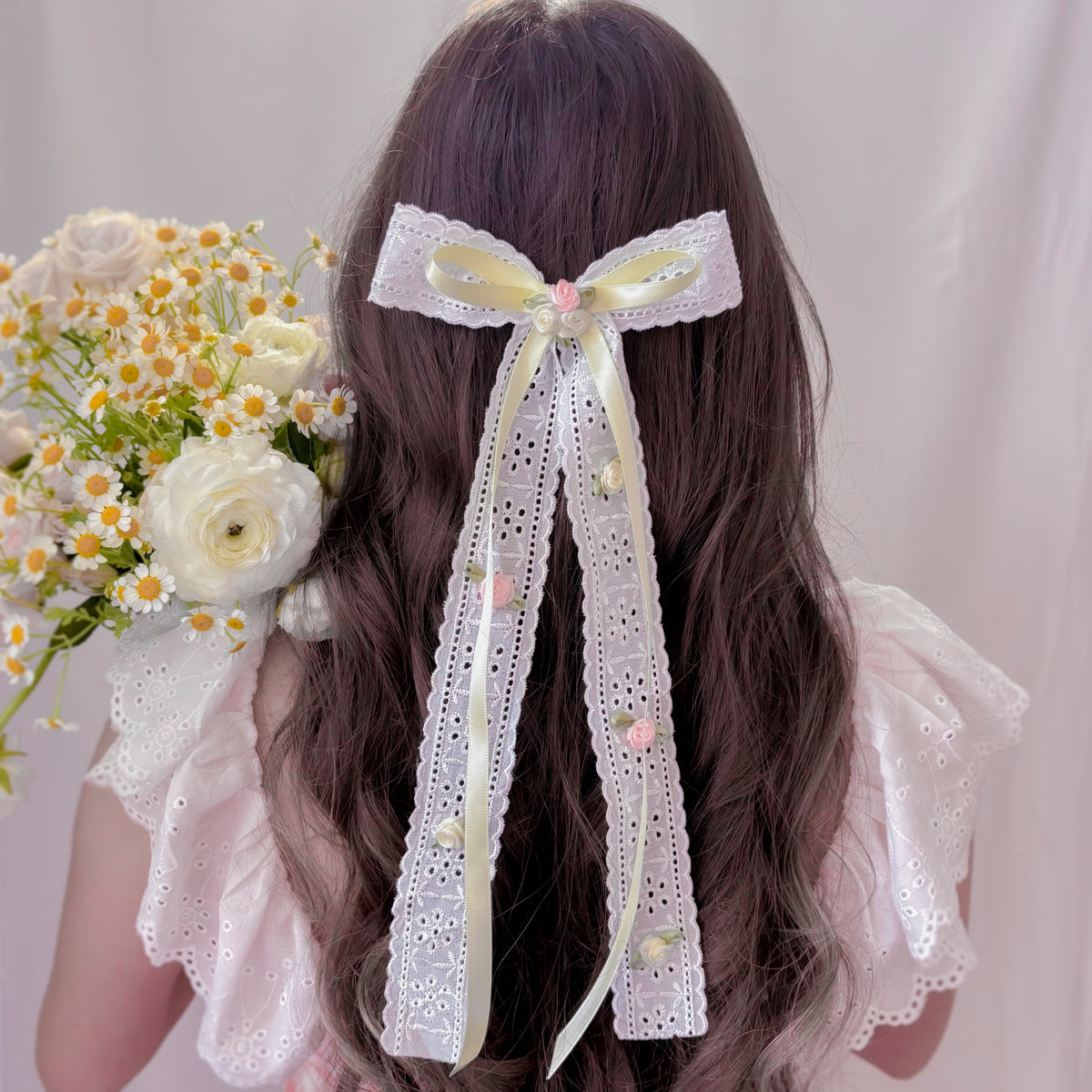 Lemonade Lace Bow