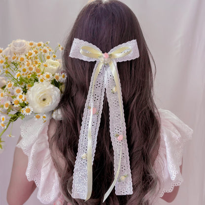 Lemonade Lace Bow