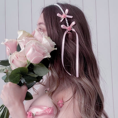 Perle Pink headband