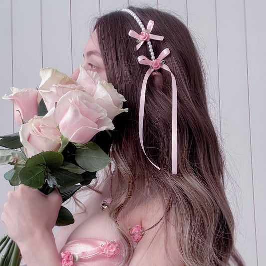 Perle Pink headband