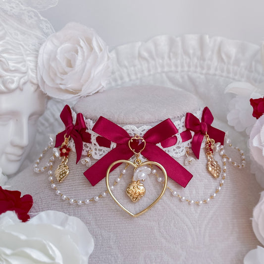 Strawberry Blossom choker