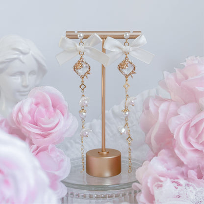 Strawberry Pearl earrings