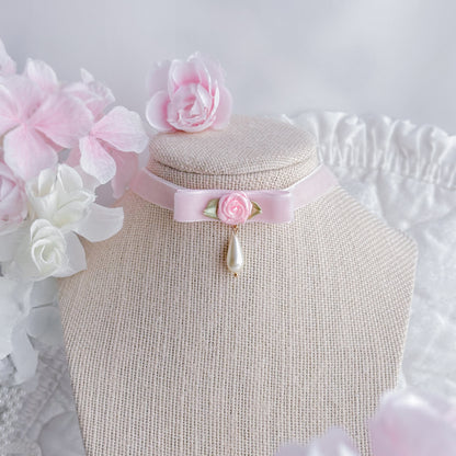 Pink Roselyn Choker