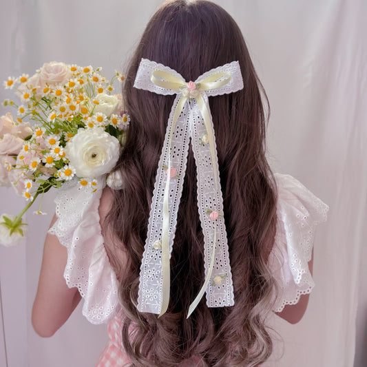 Lemonade Lace Bow