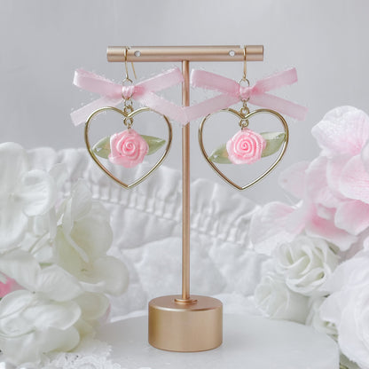 Pink Rosé earrings